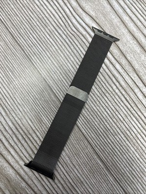 Apple Watch Milanese Loop 46mm (42/44/45/49) Genuine OEM Graphite Magnetic