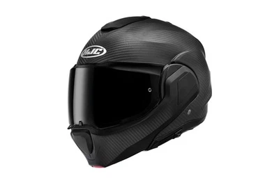 HJC F100 Carbon matt-schwarz Klapp-Helm L flip-up helmet Motorrad - Bild 1 von 4