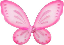 Fairy Wings Custume Princess Wings Glitter Dress Up Pretend Play Accessory for H