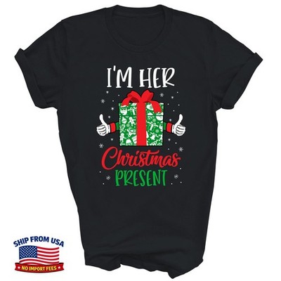 Matching Couples Christmas His And Hers Present Xmas Unisex T-Shirt