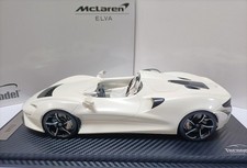 Tecnomodel 1:18 McLaren Elva 2022 Pearl White Car Model