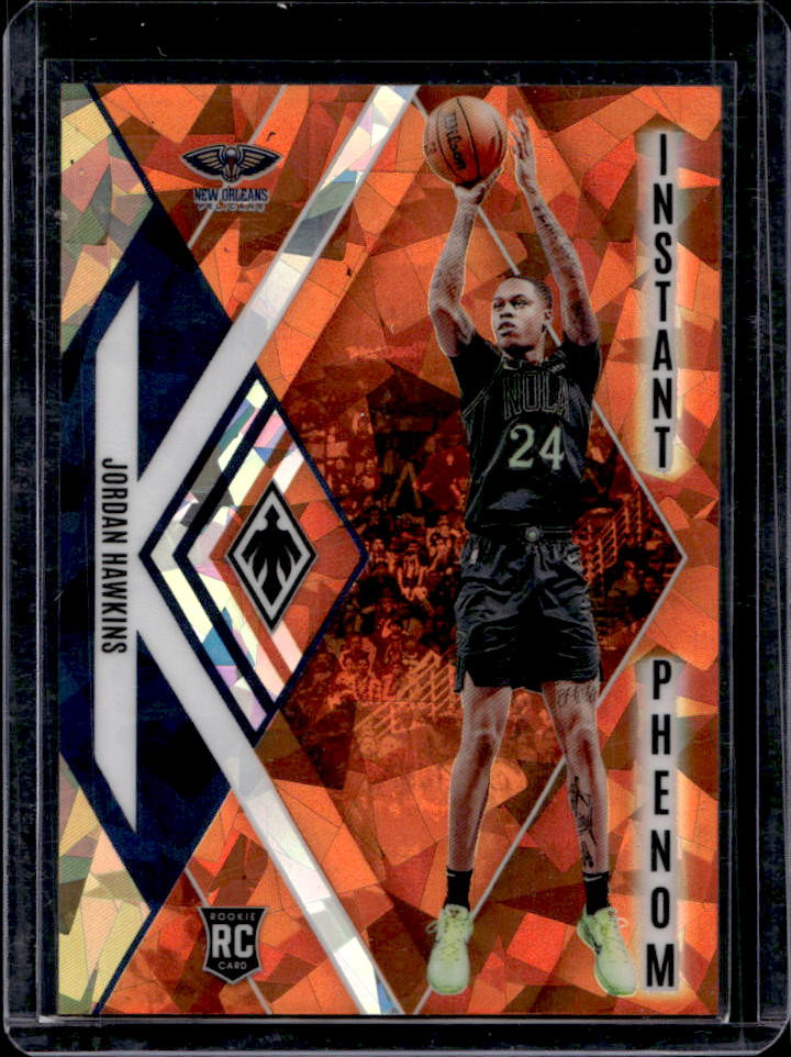 2023-24 Panini Phoenix Jordan Hawkins Instant Phenom Orange Ice RC #209/249