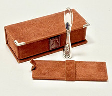 UNUSED Ultra Rare 2001 Castello Sterling Silver Pipe Tamper