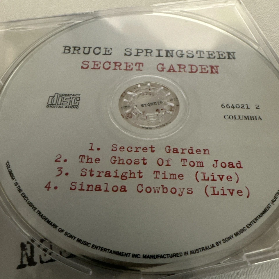 BRUCE SPRINGSTEEN- Secret Garden CD Single RARE IMPORT NEW SEALED MINT - Image 3 of 4