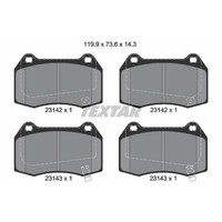 Textar BremsbeläGe Bremsbelegsatz Vorne FüR Nissan 350 Z Honda Integra