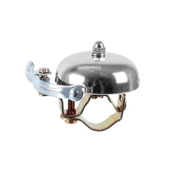 Chrome Brass Suzu Bell with Spring-Loaded Lever Japanese Handcrafted Bike Bell 6990₽