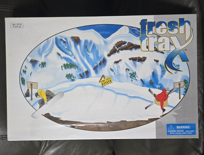 Rare New Sealed ''Fresh Trax'' Action Ski & Snowboard Board Game by Huck Doll