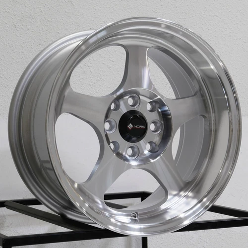 16x8 Vors SP1 4x100/4x114.3 20 Silver Machined Wheels Rims Set(4) 73.1