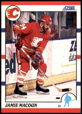 Jamie Macoun Calgary Flames 1990 Score Hockey Card #216 NHL