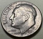 1970 D Roosevelt Dime Circulated 10c 1213X