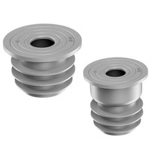 2 Pack Washing Machine Drain Hose Seal Plug Odor-Free Silicone Sealing Gray