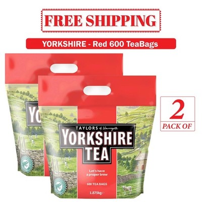 Taylors of Harrogate Yorkshire Tea 600 Tea Bags 1.875 kg (EXP-11/2026)