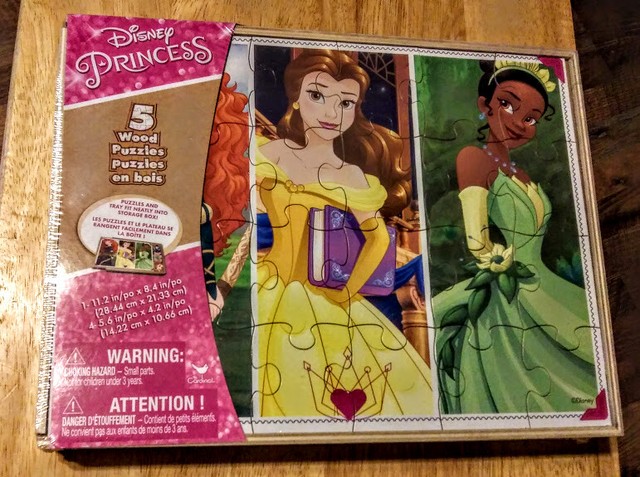 disney princess wooden puzzle