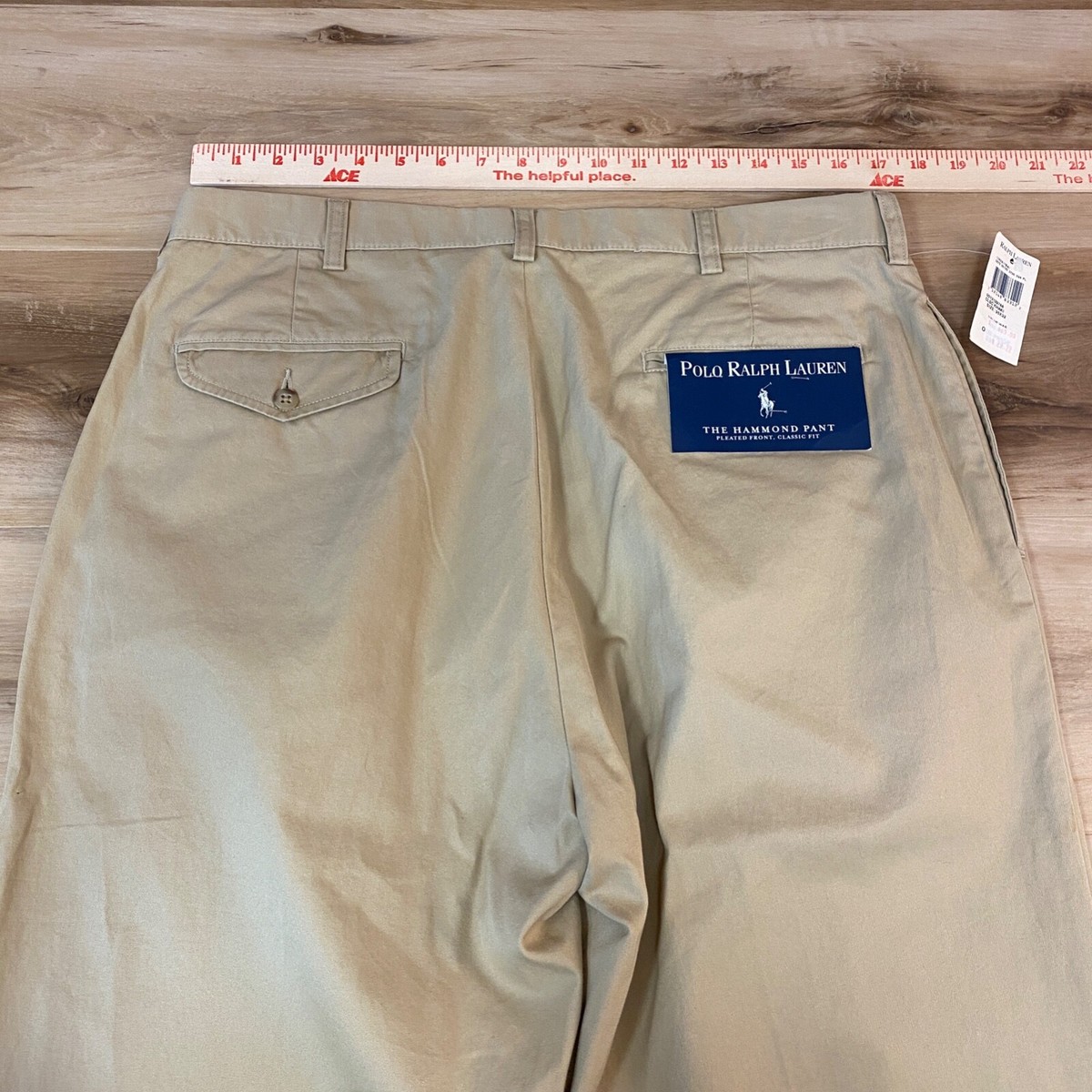 Polo Ralph Lauren Pants Mens 35 x 32 Khaki Hammond Pant Polo Ralph Lauren Pants Mens 35 x 32 Khaki Hammond Pant