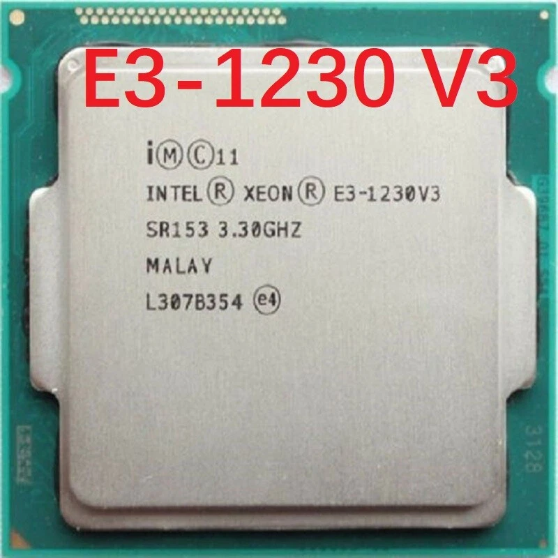 Intel Xeon E3-1230 v3 SR153 3.3GHz Quad Core LGA 1150 CPU Processor - Image 2 of 3