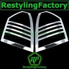 Chrome Taillight Covers Trims Bezels Rear Trunk For 05-07 Chrysler 300