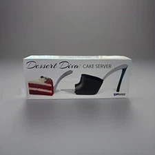 Dessert Diva Cake Server, Pastry Server Shaped Like A Designer Shoe New In Box