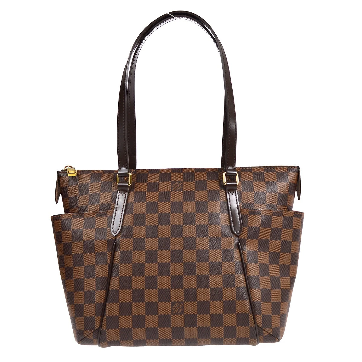 Louis Vuitton Totally PM Damier Ebene Tote Shoulder Bag Brown