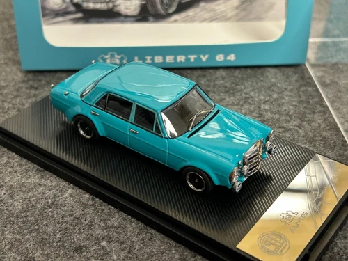 Liberty Maßstab 1:64 Mercedes-Benz 300 SEL blau Diecast Auto Modell Spielzeug Geschenk - Bild 4 von 9