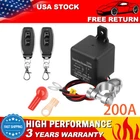 Remote Battery Disconnect Switch Upgraded Kill Switch for Car Truck DC12V 200A