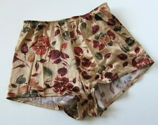 1 NWOT Victoria's Secret VINTAGE Second Skin Satin Bun Pant Shorts Panties LARGE