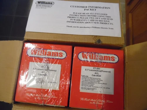Williams 0 Gauge #EF-200 AA Diesel Locomotives ACL New