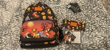 Brand New   Disney Longe Fly Winnie The Pooh Halloween Group Bag And Wallet