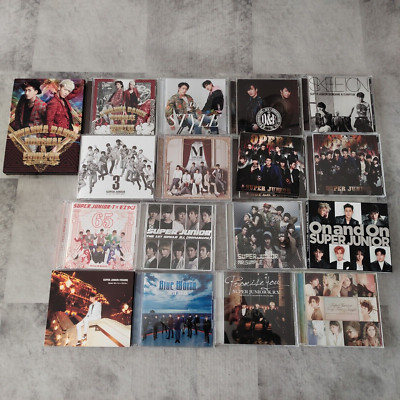 SET x17 Super Junior D&E Yesung KRY Japan CD Style Ride me Splash NO PHOTOCARD