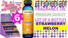 6 AROMAR 2.2 FRAGRANCE OIL 24 PREMIUM QUALITY SPA COLLECTION Strawberry Melon 6
