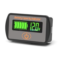 12-60V 2-16S LCD Lead Acid Li-ion Battery Capacity Indicator Voltmeter AmpMeter.