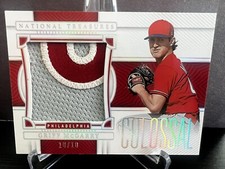 2023 National Treasures Griff McGarry Colossal Materials Holo Silver #10/10