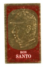 1965 Topps Embossed (Writing on Back) Ron Santo #28