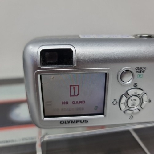 olympus camedia c-360 zoom 3.2mp compact digital camera silver tested vgc vtg - Picture 6 of 12