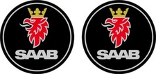 2414 2 2 Saab 900 9000 Turbo Vintage Decal Sticker Laminated