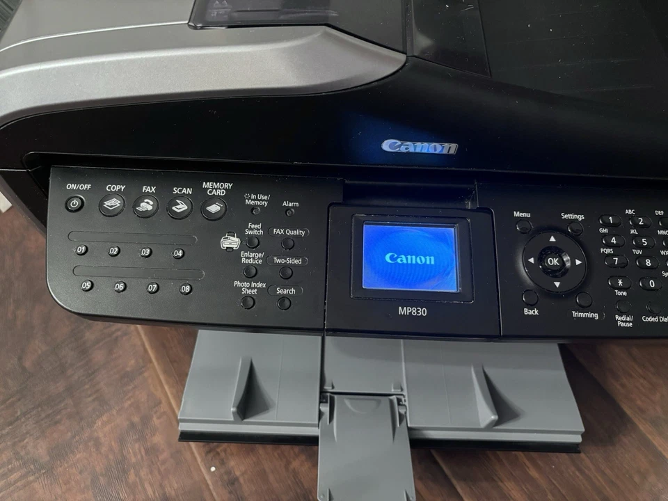Canon PIXMA MP830 All-In-One Inkjet Printer Fax W/ Ink -Tested - Image 2 of 4