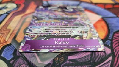Kaido Treasure Cruise Winner ST04-003 One Piece Promo Prize Card
