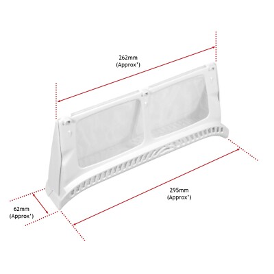 Sparefixd Filtro A Rete Per Asciugatrice Hotpoint TVAM70CGZUK - Foto 4