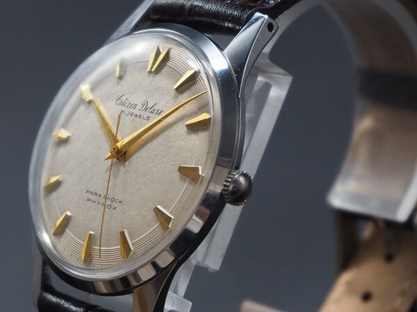 Citizen Deluxe Vintage 21 Jewels Manual Winding Mens Watch