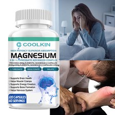Cápsulas de magnesio-L-treonato de magnesio-impulsa la salud cerebral, memoria, antiestrés