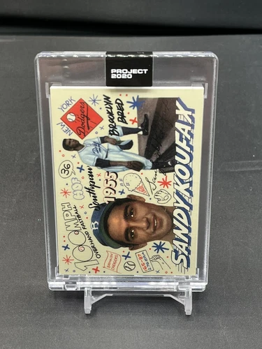 Topps Project 2020 Sandy Koufax by Sophia Chang