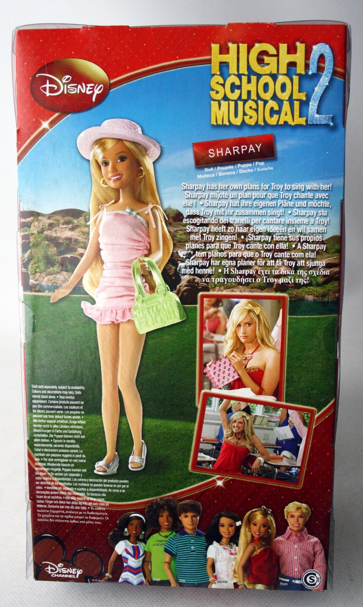 Musical Dolls Sharpay Evans Barbie Doll High School Musical Sharpay Dolls  Disney Mattel High School Musical
