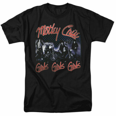 Motley Crue Girls T Shirt Licensed Rock n Roll Music Merch