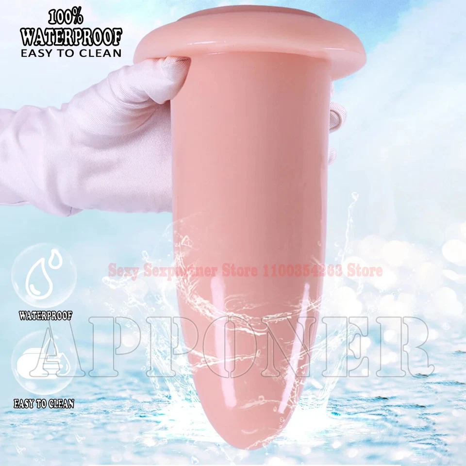 Huge Anal Plug Stretching Set Anus Dilator Big Prostate Massager Adult Sex Toys - Image 3 of 4