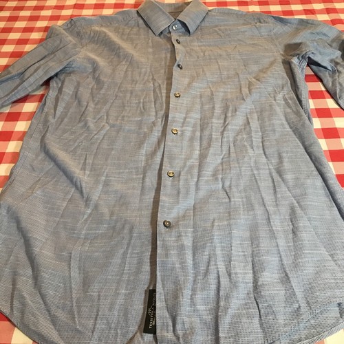 Hugo Boss Tessitura Monti Langarmshirt schmale Passform blau - Größe Medium 41/16 - Bild 4 von 24