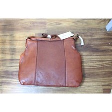 Nwt Marta Ponti Portugal Leather Shoulder Bag Tote Cognac Tan Brown