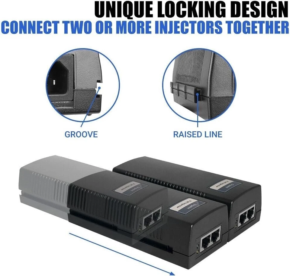 BV-Tech Gigabit Power Over Ethernet PoE++ Injector | 90W | 802.3 af/at/bt 325FT - Image 4 of 4