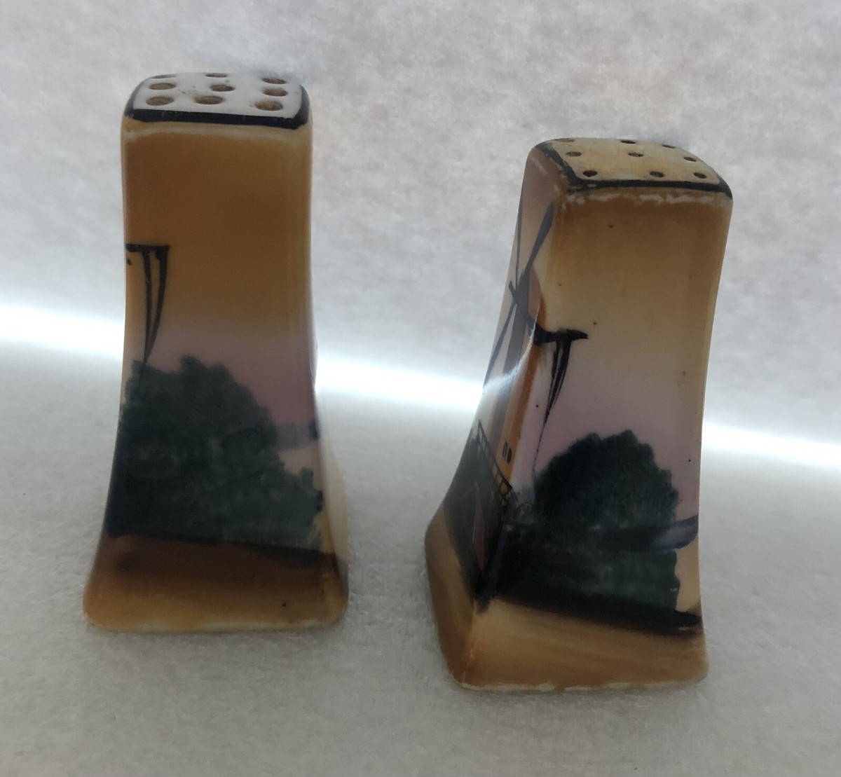 Vintage JAPAN Collectible Windmill Salt & Pepper Shakers