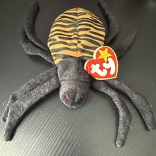 Ty Beanie Baby Spinner The Spider Toy MINT TAGS