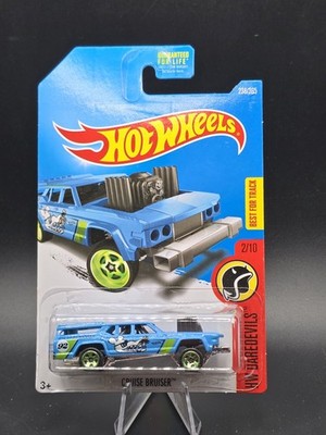 Hot Wheels 2017 Cruise Bruiser 238/365 Daredevils Demolition Derby Blue New 