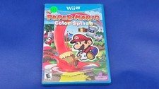 684:  Wii U - Paper Mario Color Splash- Complete/CIB - Nintendo  Tested/Working